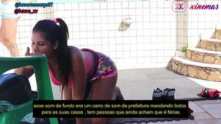 ���្មេងប្រពន្ធពេញលេញនៃ horny បន្ទាប់ពីការបណ្តុះង្គុ yummy នៅក្នុងអំណោយយកទឹកដោះគោនៅក្នុង pussy