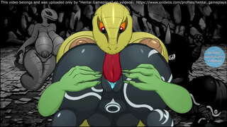 Кыз-демон трахается бу жопу белән Змеями ПОРНО УЕНЫ