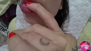 Ebeveynler Görene Kadar Seksi Yüksek Sınıf Parmaklıyor-Şehvetli Solo