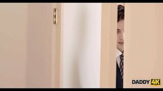 DADDY4K. მშვენიერი sex scene ძველი მამა და ლამაზი პატარძალი