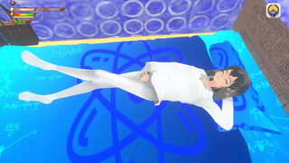 Femdom brifysgol nerd cawres masturbates